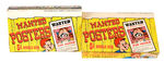 "WANTED POSTERS" FULL GUM DISPLAY BOXES.