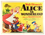 "ALICE IN WONDERLAND" MOVIE POSTER.