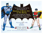 BATMAN AND ROBIN "GUARDIANS OF GOTHAM CITY" DICK SPRANG SIGNED LITHOGRAPH.