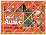 "LITTLE ORPHAN ANNIE AND HER SEWING OUTFIT" EXTENSIVE BOXED SET.