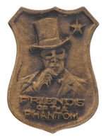 "FRIENDS OF THE PHANTOM" PULP MAGAZINE CLUB BADGE.