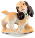 LADY CERAMIC ROCKER FIGURINE.