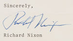 NIXON THREE SIGNED LETTERS TO YORK NEWSMAN HARRY McLAUGHLIN.