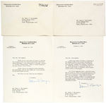 SUPREME COURT JUSTICE WARREN BERGER TYPED LETTERS SIGNED TO YORK NEWSMAN HARRY McLAUGHLIN.