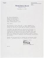 "BOB DOLE" TWO SIGNED LETTERS AND PRESS RELEASE ALL WITH JSA CERTIFICATES.