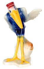 THE MESSENGER STORK FROM DUMBO RARE FIGURINE BY VERNON KILNS.