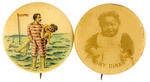 CHEWING GUM 1898 PREMIUM BUTTONS INCLUDING REAL PHOTO OF BLACK "BABY DINAH."