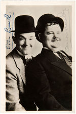 LAUREL & HARDY SIGNED PHOTO.