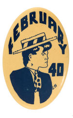 LI'L ABNER HIGH SCHOOL GRADUATION BUTTON.