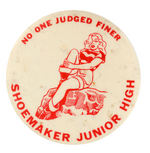 PHILADELPHIA AREA GRADUATING CLASS BUTTON PICTURING DINAH FROM OZARK IKE.