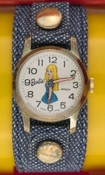 "BARBIE" BRADLEY WATCH SET IN CASE WITH BARBIE & SKIPPER WATCHES.