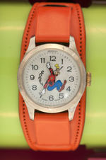 "MINNIE MOUSE" BRADLEY WATCH SET IN CASE WITH MICKEY MOUSE & GOOFY WATCHES.