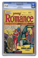 YOUNG ROMANCE #1 SEPTEMBER/OCTOBER 1947 CGC 7.0 OFF-WHITE PAGES.