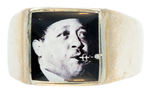 JAZZ LEGEND LESTER "PRES" YOUNG  HEAVY STERLING SILVER MODERN RING.