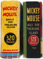 "MICKEY MOUSE SAILS FOR TREASURE ISLAND" BLB & "GREAT BIG MIDGET BOOK" PAIR.