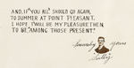 “POINT PLEASANT AUG. 1917” ORIGINAL ART PRESENTATION BOOK.