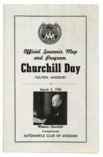 TRUMAN AND CHURCHILL DAY MARCH 5, 1946 FULTON, MISSOURI 5 ITEM LOT.