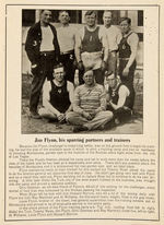 "WORLD'S HEAVY-WEIGHT CHAMPIONSHIP JIM FLYNN CHALLENGER AND JACK JOHNSON CHAMPION" 1912 PROGRAM.