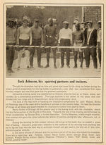 "WORLD'S HEAVY-WEIGHT CHAMPIONSHIP JIM FLYNN CHALLENGER AND JACK JOHNSON CHAMPION" 1912 PROGRAM.