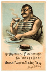 HEAVYWEIGHT BOXING CHAMPION JOHN L. SULLIVAN 1888 TRADE CARD.