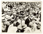 BOBBY JONES 1927 NEWS SERVICE PHOTO AFTER WINNING BRITISH OPEN.