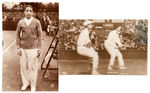 TENNIS CHAMPION RENE LACOSTE REAL PHOTO POSTCARD PAIR.