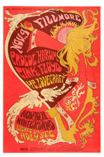 BILL GRAHAM CONCERT POSTER BG-92 FEATURING PINK FLOYD.