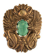 DAVID HARUM BOND-OF-LOVE PIN FEATURING SCARAB.