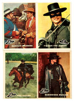 "ZORRO" GUM CARD SET.