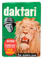 "DAKTARI" UNOPENED GUM CARD PACKS.