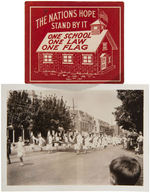 KU KLUX KLAN RELATED ITEMS INCLUDING SNAPSHOT OF KLAN PARADE.