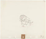 "THE ADVENTURES OF ICHABOD AND MR. TOAD" MR. TOAD ORIGINAL PRODUCTION DRAWING.