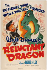 "THE RELUCTANT DRAGON" MOVIE POSTER.