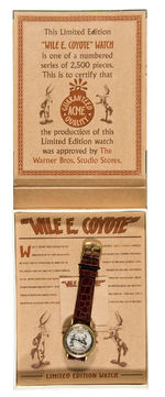 “WILE E. COYOTE” BOXED LIMITED EDITION WATCH.