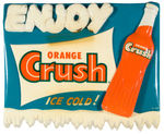 “SUN CREST/ORANGE CRUSH” VACUFORM SIGN PAIR.