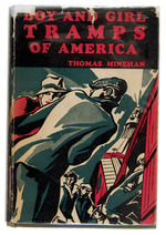 “BOY AND GIRL TRAMPS OF AMERICA” BY THOMAS MINEHAN DEPRESSION ERA BOOK.