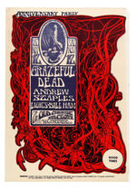 GRATEFUL DEAD OLD CHEESE FACTORY EARLY & RARE CONCERT POSTER.