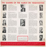 "MARCH ON WASHINGTON THE OFFICIAL ALBUM" AND "LINCOLN MEMORIAL PLEDGE."