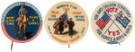 SIX VERY NICE PROHIBITION THEMED BUTTONS.