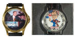 GEORGE H. W. & GEORGE W. BUSH WATCHES.