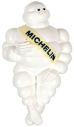 “MICHELIN” MAN LARGE PLASTIC FIGURE WITH MOUNTING BRACKET.