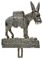 “ROOSEVELT-GARNER/HAPPY DAYS” ALUMINUM DONKEY LICENSE TOPPER.