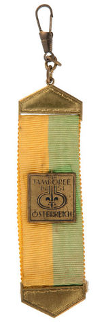 SCOUT JAMBOREE 1951 PAIR INCLUDING BADEN-POWELL WATCH FOB.