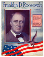 FDR/NRA/MEMORIAL SHEET MUSIC.