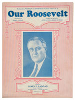 FDR/NRA/MEMORIAL SHEET MUSIC.