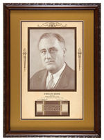 FDR CALENDAR WITH COAL DEALER AD.