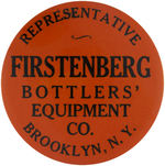 BOTTLING INDUSTRY PAIR OF EARLY CONVENTION ITEMS.