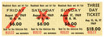 “WOODSTOCK THREE DAY TICKET.”