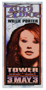 TORI AMOS SIGNED CONCERT POSTER.