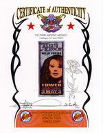 TORI AMOS SIGNED CONCERT POSTER.